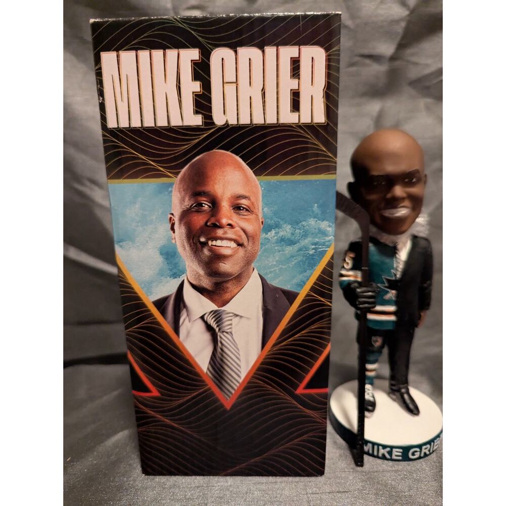 @@ GM Mike Grier San Jose Sharks NHL Bobblehead SGA BRAND NEW UNOPENED L@@K! - Picture 8 of 12